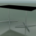 3D Modell Rechteckiger Tisch mit doppelter Basis 5527, 5507 (H 74 - 79x179 cm, Schwarz, LU1) - Vorschau