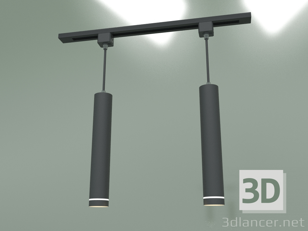 3D modeli LED palet lambası Glory Fly LTB40 (siyah) - önizleme