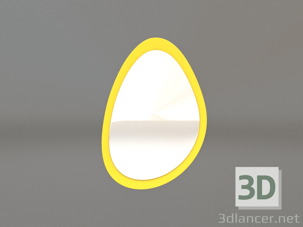 3 डी मॉडल मिरर ZL 05 (305х440, चमकदार पीला) - पूर्वावलोकन