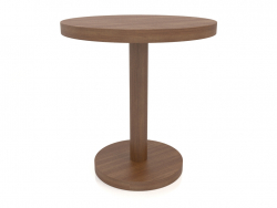 Dining table DT 012 (D=700x750, wood brown light)