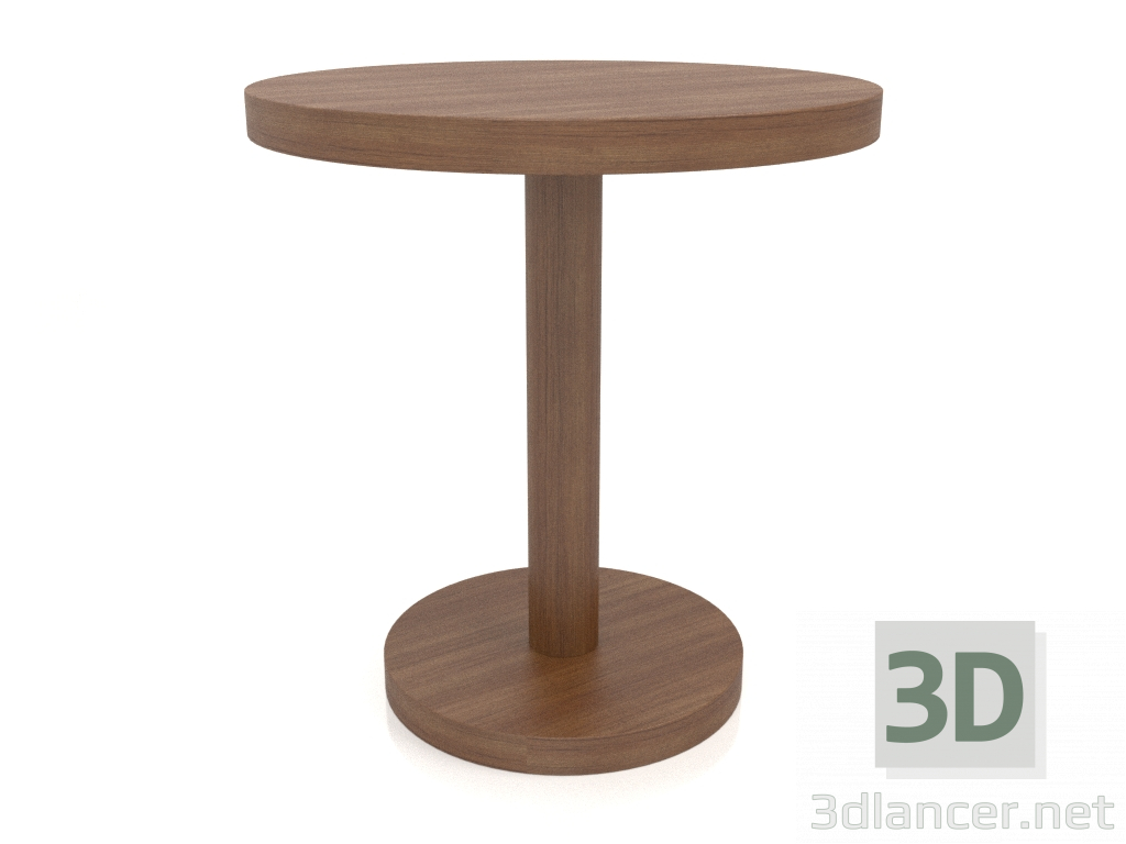 modello 3D Tavolo da pranzo DT 012 (P=700x750, legno marrone chiaro) - anteprima