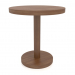 3d model Dining table DT 012 (D=700x750, wood brown light) - preview