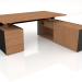 modèle 3D Table de travail Viga Executive V09P (1800x1801) - preview