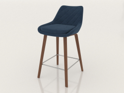 Semi-bar chair Joan (65) (dark blue)