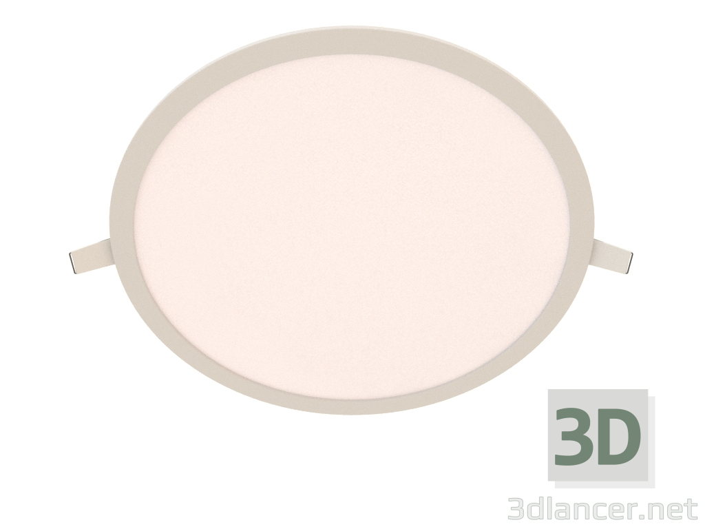 3d model Recessed luminaire (C0183) - preview