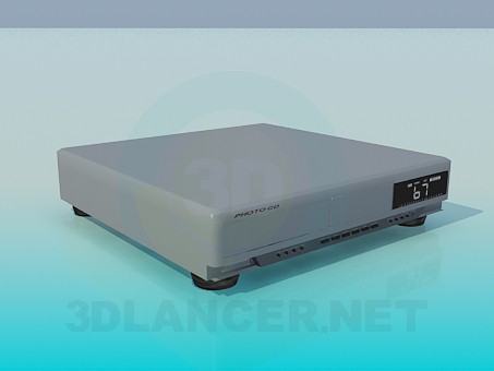 3d model Very low square ottoman - preview 3d model Very low square ottoman - preview