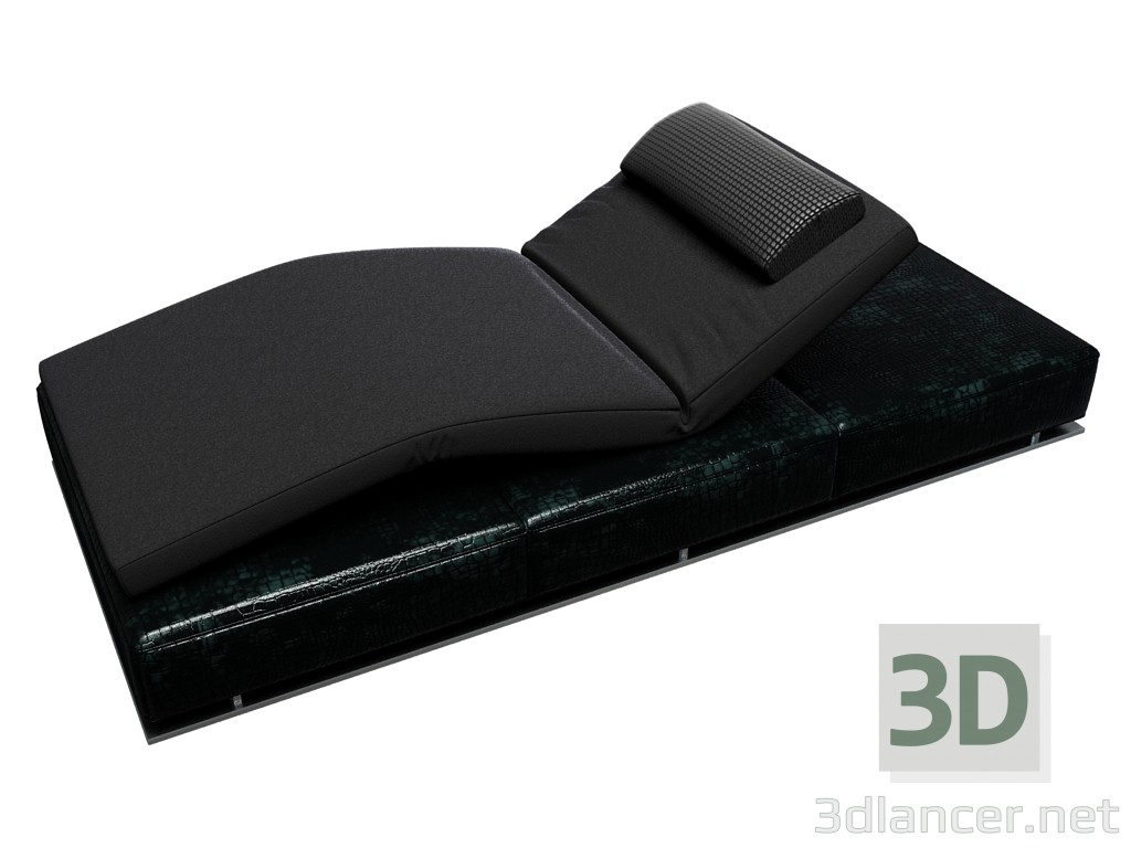 3d model Daybed Magus (backrest raised) - preview