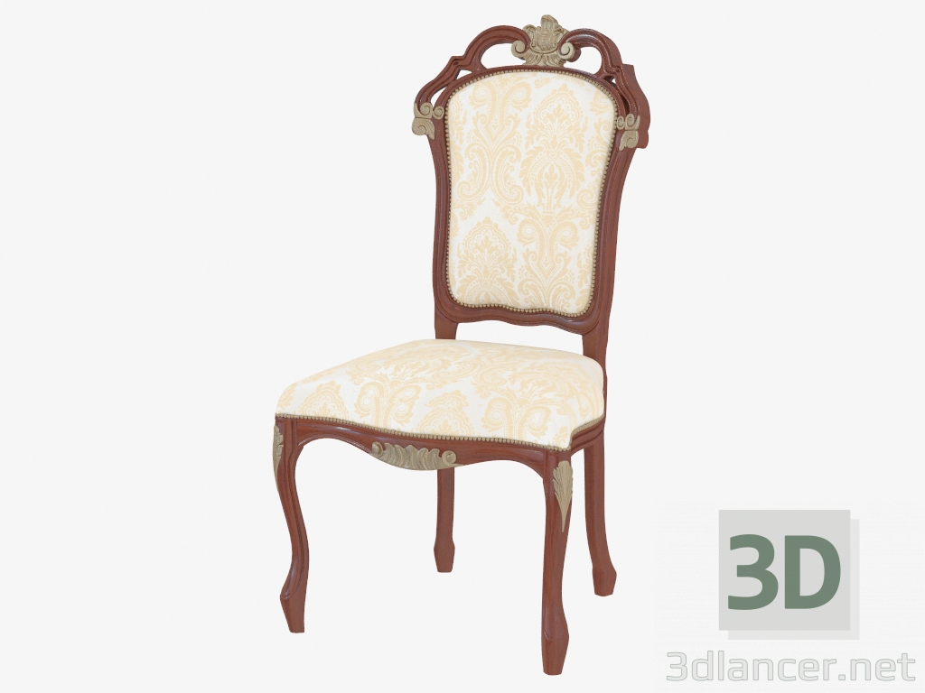 modèle 3D Chaise de salle à manger La Serenissima (9015) - preview