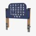 3d модель Игровая панель Алфавит (4021) – превью