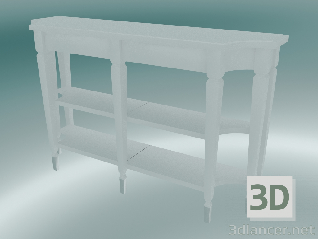 3d model Console Dresden (White) - preview