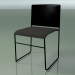 3d model Stackable chair 6601 (seat upholstery, polypropylene Black, V25) - preview