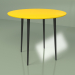 modèle 3D Table de cuisine Spoutnik 90 cm (jaune-moutarde) - preview