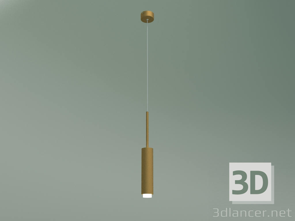 3d model Lámpara colgante LED Dante 50203-1 (oro mate) - vista previa