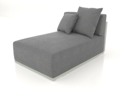 Seção 5 do módulo do sofá (cinza cimento)