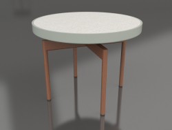 Round coffee table Ø60 (Cement gray, DEKTON Sirocco)
