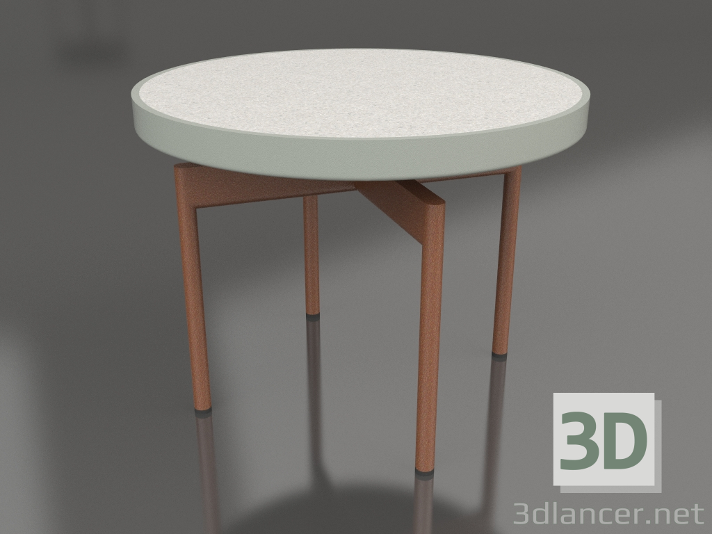 3D modeli Yuvarlak sehpa Ø60 (Çimento grisi, DEKTON Sirocco) - önizleme