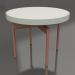 modello 3D Tavolino rotondo Ø60 (Grigio cemento, DEKTON Sirocco) - anteprima