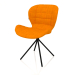 modèle 3D Chaise OMG (Velours Orange) - preview