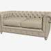 3d model Sofa-bed double 77 '' CLUB SOFA (light) - preview