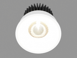 Recessed एलईडी प्रकाश उपकरण (DL18571_01WW-व्हाइट आर मंद)