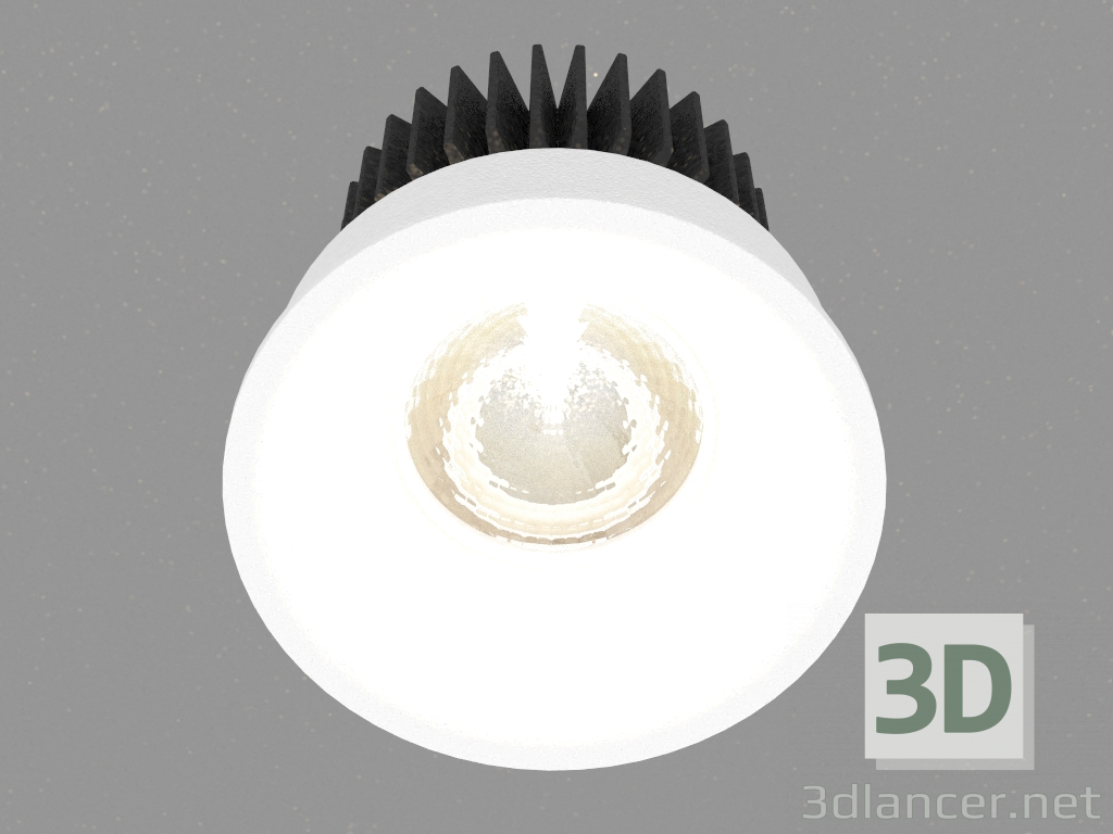 modello 3D Apparecchio da incasso a LED (DL18571_01WW-White R Dim) - anteprima