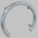 3d model Steel wall holder in the form of a horseshoe Vital (NIV 041G) - preview