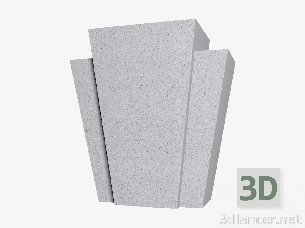 Modelo 3d Pedra angular (FZ41Y) - preview