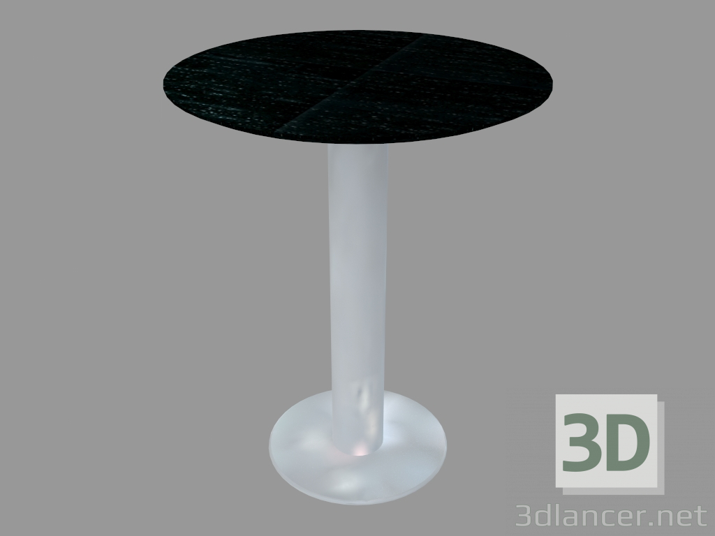 3D modeli Yemek masası (siyah lekeli kül D60) - önizleme