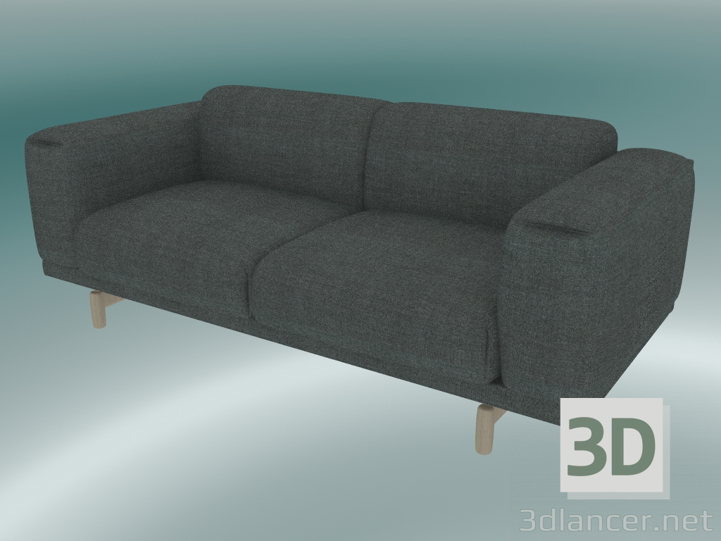 modèle 3D Canapé double Rest (Remix 163) - preview