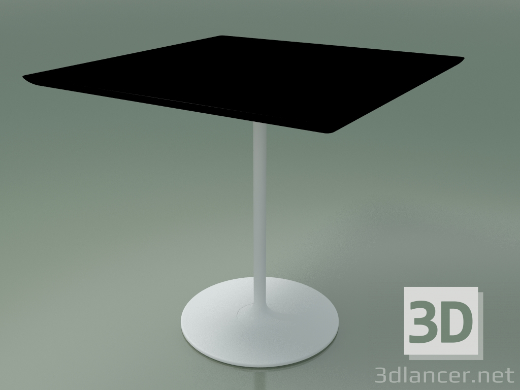 3d model Square table 0697 (H 74 - 79x79 cm, F02, V12) - preview
