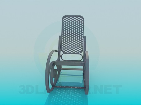 modelo 3D Silla mecedora - escuchar modelo 3D Silla mecedora - escuchar