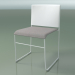 3D Modell Stapelbarer Stuhl 6601 (Sitzpolsterung, Polypropylen Weiß, V12) - Vorschau