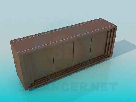 3d model Shoe cabinet - preview 3d model Shoe cabinet - preview