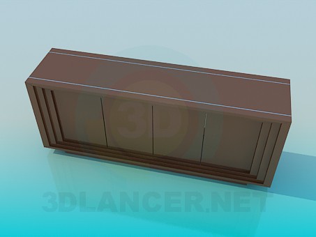 3d model Shoe cabinet - preview 3d model Shoe cabinet - preview