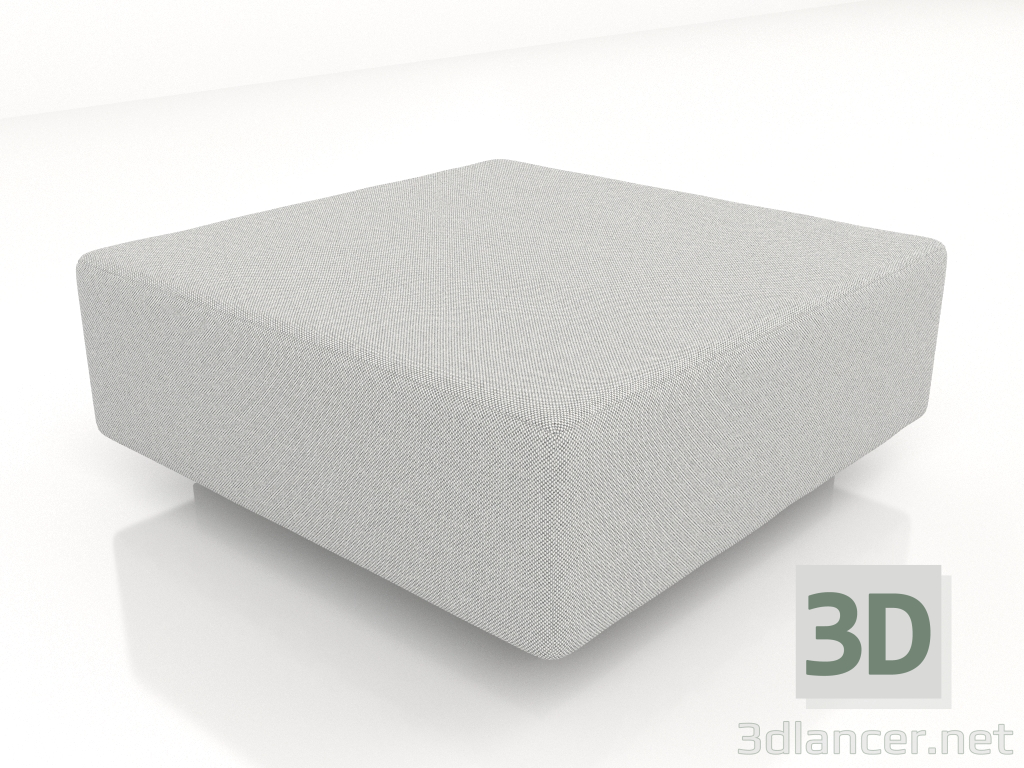 modèle 3D Module canapé-pouf (8cm) - preview