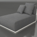 Modelo 3d Módulo de sofá seção 5 (cinza ágata) - preview