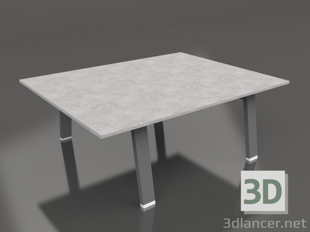 modello 3D Tavolino 90 (Antracite, DEKTON) - anteprima