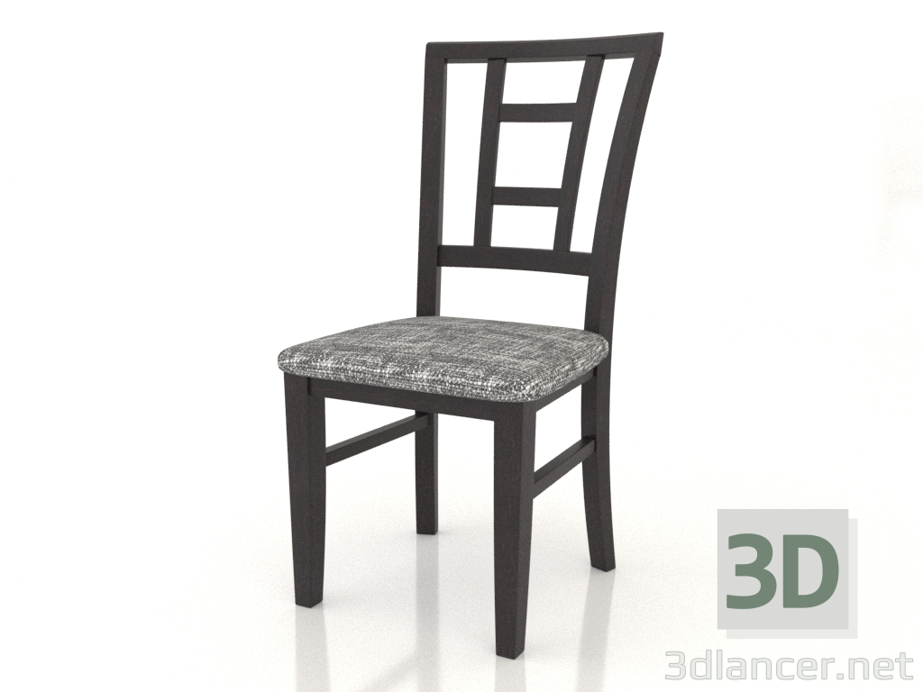 3d model Silla Milton (Wengué) - vista previa