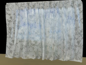 Blinds-tulle with flowers