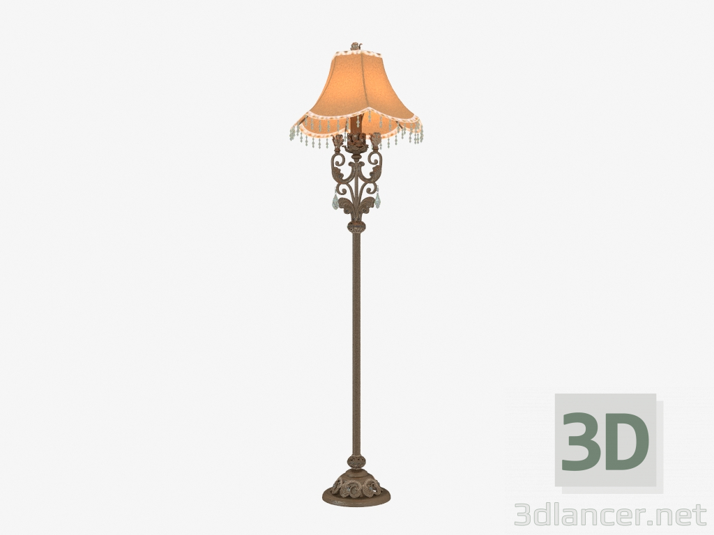 modello 3D Lampada da terra Ponga (2431 1F) - anteprima