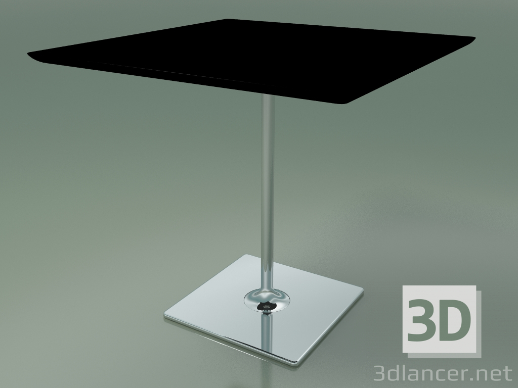 modello 3D Tavolo quadrato 0698 (H 74 - 79x79 cm, F02, CRO) - anteprima