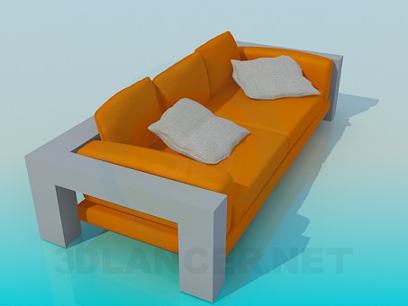 3D Modell Sofa im High-Tech-Stil - Vorschau