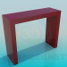 modèle 3D La table haute étroite - preview