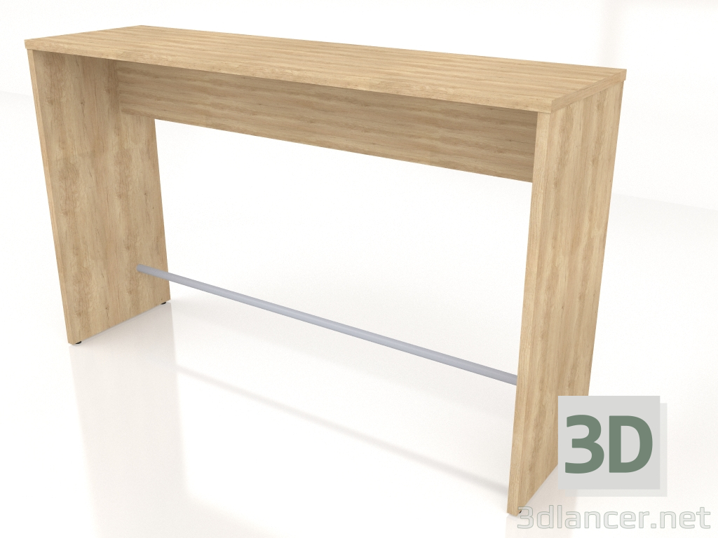 3 डी मॉडल हाई टेबल ओगी हाई PSW58 (1800x500) - पूर्वावलोकन