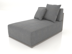 Módulo de sofá seção 5 (cinza quartzo)