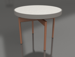 गोल कॉफी टेबल Ø60 (क्वार्ट्ज ग्रे, डेकटन सिरोको)