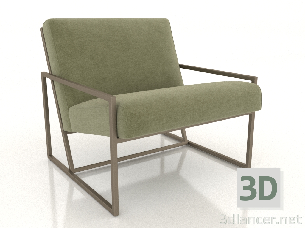 3D Modell Designer-Wohnzimmersessel Marsden - Vorschau