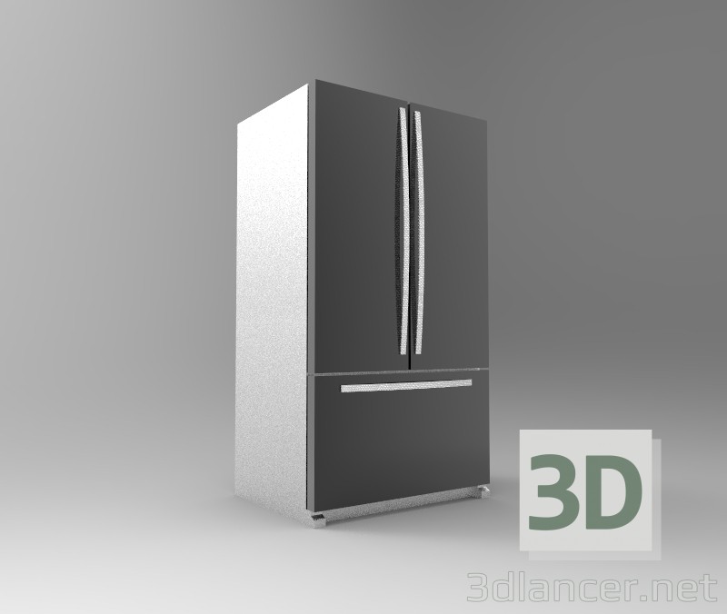 3D Modell Kühlschrank - Vorschau