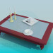modèle 3D Table haute Poly - preview
