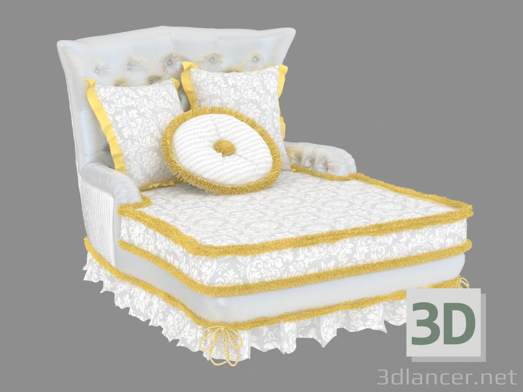 3D Modell Couch im klassischen Stil 435 - Vorschau
